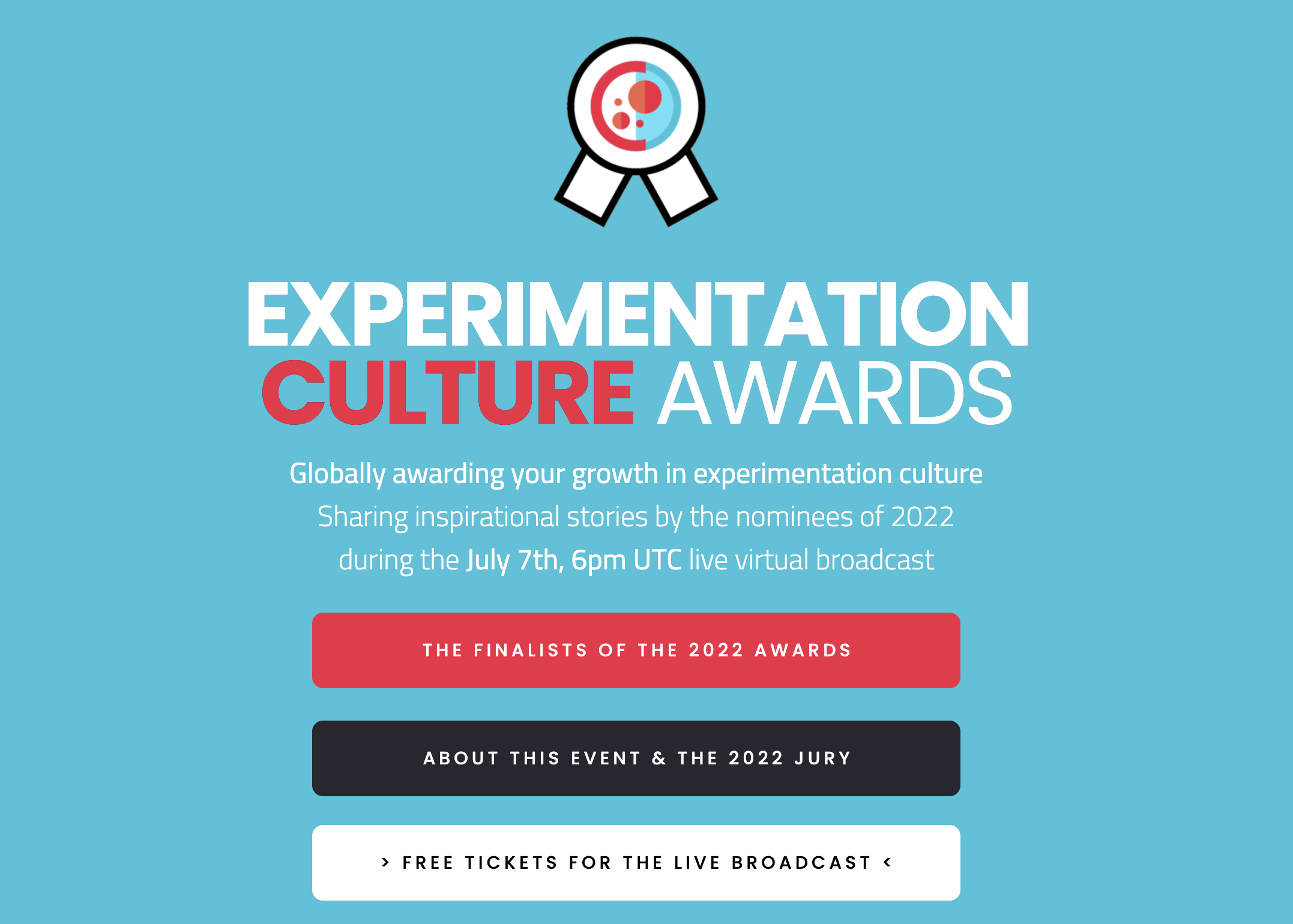Experimentation Culture Awards